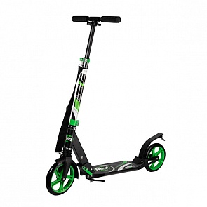 Двухколесный самокат с амортизатором, с подножкой и ремнем, нагрузка до 100 кг (Next,   BUR-200-2S-2 (4)sim)